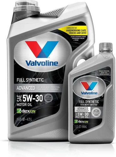 Vista 169 de Valvoline SynPower Full aceite sintético para motor, 1 Cuarto de galón, Ambar