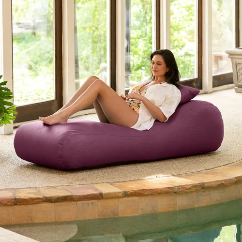 Vista 18 de Jaxx Arlo - Puf para exteriores, tumbona reclinable, para piscina, patio, Aruba