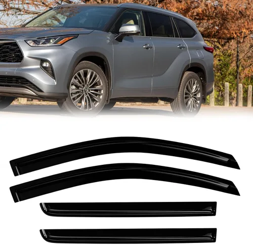Vista 50 de Protectores de lluvia de ventana para Ford F150 SuperCab 2004-2014 2 piezas deflector de ventana para 09-14 F-150 con 2 puertas delanteras
