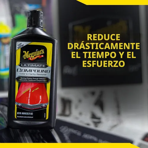 Vista 9 de Meguiar's Ultimate Compound - Removedor de rayones para autos, compuesto para corrección de pintura que elimina defectos mientras agrega brillo
