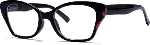 Vista 10 de Eyekepper Gafas de lectura de ojo de gato para mujeres de gran tamaño lectoras - negro