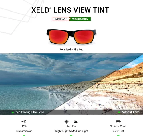 Vista 4 de XELD - Lentes de repuesto para Oakley Juliet