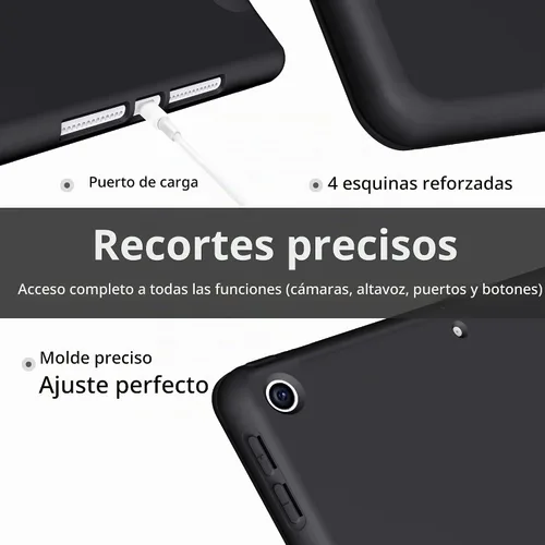 Vista 6 de ProtUTab Funda Compatible con iPad de 9ª Generación, Funda Slim Trifold con Soporte Auto Wake&Sleep para iPad de 8ª Generación (2020) y 7ª