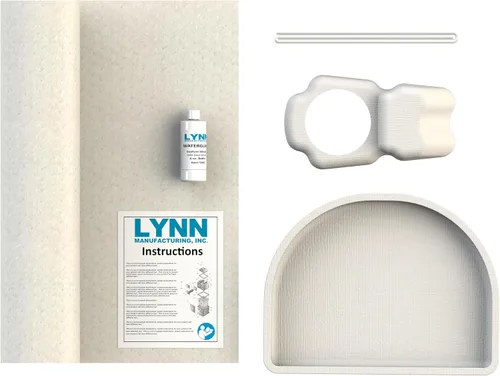 Vista 2 de Lynn Manufacturing Kit de cámara de combustión de repuesto, Burnham V1, 8202211, 8202701 y 8202210, 1064
