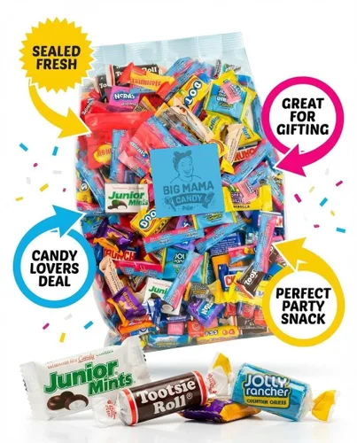 Vista 9 de Big Mama Candy Paquete variado de caramelos de piñata envueltos