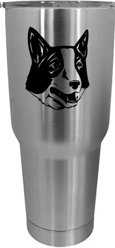 Vista 332 de Cairn Terrier - Vaso grabado con temática de perro, 30 onzas