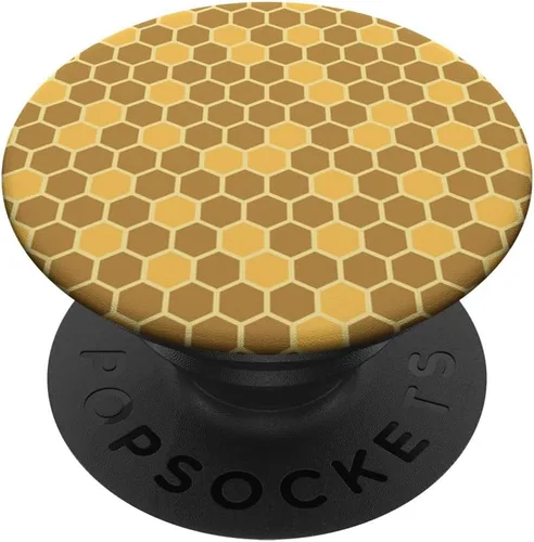 Vista 6 de Peine de miel con diseño de abeja, para mujeres y niñas, Bumble Bee PopSockets MagSafe PopGrip para iPhone