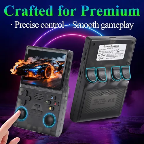 Vista 6 de Retrosnap - Consola de juegos portátil 2026, consola retro Snap Gaming Pro con 14 emuladores, más de 20000 juegos precargados, pantalla IPS de 3.5