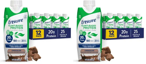 Vista 11 de Ensure Batido nutricional de vainilla con proteína vegana a base de plantas I Sin gluten I Sin lácteos I Batido sin soja I Paquete de 12