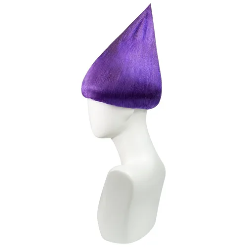 Vista 3 de Fenspeed Peluca de cosplay púrpura para mujeres y hombres, peluca de trol púrpura para Halloween, peluca corta de disfraz púrpura para fiesta