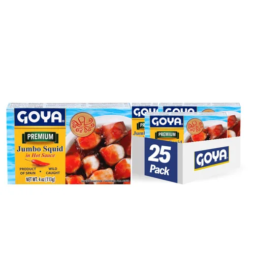 Vista 6 de Goya Foods Octopus Style - Piezas de calamar en salsa marinara, 4 onzas (paquete de 25)