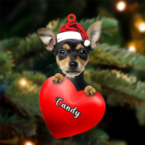Vista 156 de Adornos de Navidad personalizados para perros, nombre personalizado, adorno de Malamute de Alaska, adornos acrílicos, regalos de Navidad, amantes