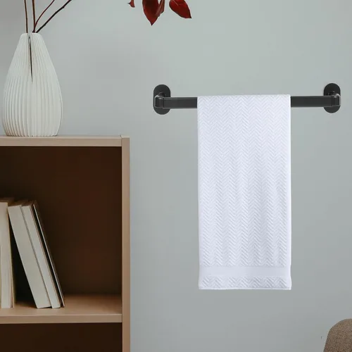 Vista 3 de NUOBESTY Toallero sin perforación, soporte de pared para baño, cocina, dormitorio, multiuso, ahorro de espacio, con acabado liso