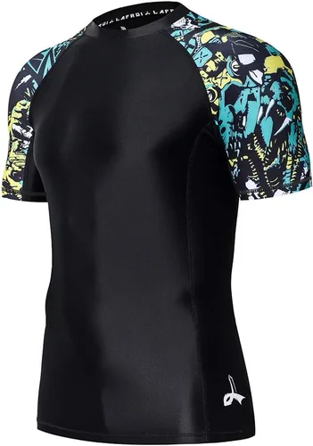 Vista 3 de LAFROI CLY02D - Camiseta de compresión de manga larga para hombre UPF 50+