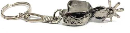 Vista 2 de Western Cowboy Horse Spur Llavero Charro Saddle Spurs Llavero