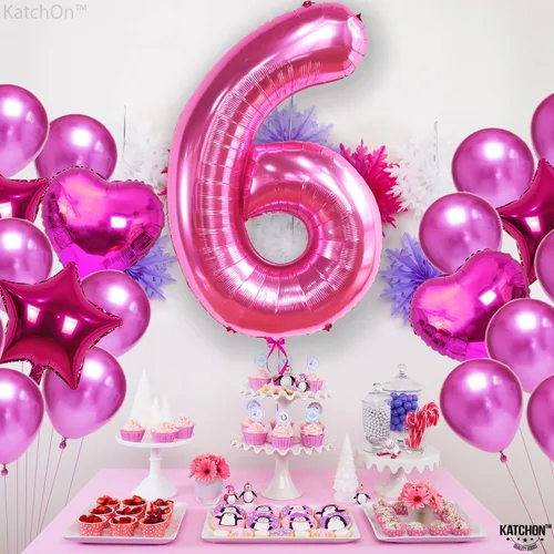 Vista 881 de KatchOn Globo negro del número 1 de 40 pulgadas, globo de feliz cumpleaños Large Mylar Number One Balloon for 1st Birthday Decorations, Foil