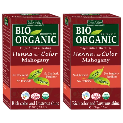 Vista 22 de Indus Valley Bio - Tinte natural orgánico para el cabello de henna para mujeres, rubio, 3.53 onzas, 100% cobertura de canas y tinte de cabello