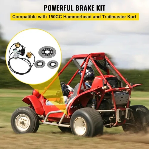 Vista 2 de Kit de cilindro maestro de freno para Go Kart VEVOR Kit de freno hidráulico para Go Kart Kit de freno universal para Go Karts Kandi Completo Incluye