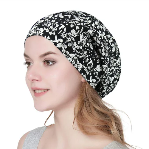 Vista 88 de Alnorm - Gorro con forro de satén y suave banda elástica para hombres y mujeres, talla única Se ajusta a la mayoría