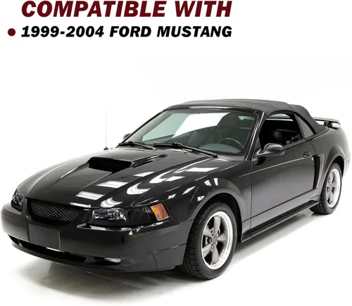 Vista 5 de Conjunto de faros halógenos estilo OE JSBOYAT para Ford Mustang 1999 a 2004