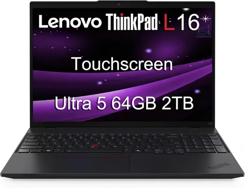 Vista 11 de Lenovo ThinkPad L16 Business AI PC Laptop (16" FHD+ pantalla táctil, Intel Ultra 5 225U (> Ultra 7 155U), 16 GB DDR5, 512 GB SSD), Premium E16, IPS