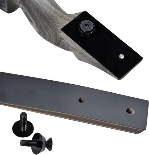 Vista 5 de FUNTRESS Arco recurvo Takedown de 60 pulgadas, juego de arco y flecha de caza de 20-60 libras para mano derecha e izquierda