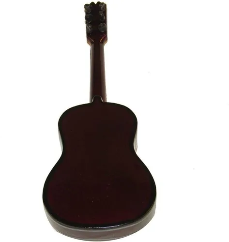 Vista 2 de Kurt Adler J4544 - Adorno de guitarra perlado de madera de 5.52 pulgadas