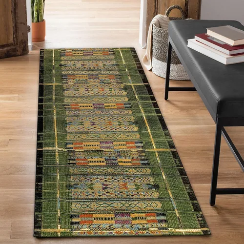 Vista 64 de Liora Manne Marina - Alfombra de área duradera de mezcla sintética tejida a máquina para interiores/exteriores - Gráfico contemporáneo océano global