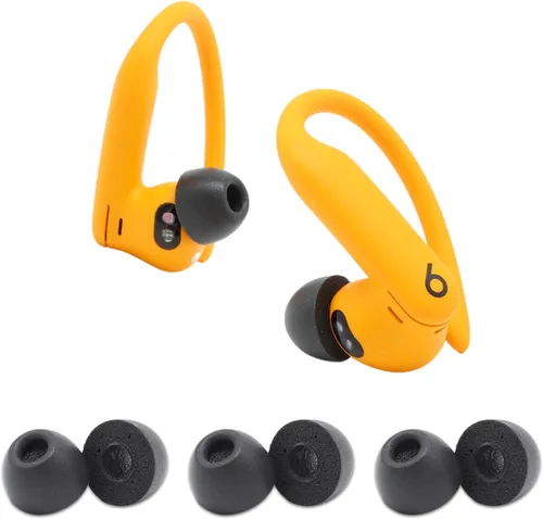 Vista 6 de COMPLY TW-400-C Puntas de repuesto de espuma viscoelástica para auriculares Powerbeats Pro 2, Technics EAH-AZ80 y más Comodidad máxima, ajuste