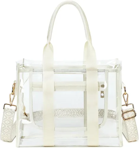 Vista 8 de getgto Bolsas Transparentes para Mujer Bolso de Mano, Bolso Cruzado, Bolso Transparente Aprobado para Estadios para Eventos Deportivos, Concierto