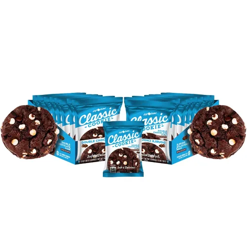 Vista 42 de Galletas de brownie Classic Cookie suavemente horneadas en forma redonda, 2 cajas, 16 galletas envueltas individualmente