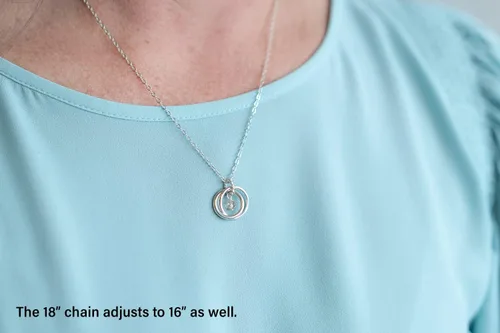 Vista 2 de EFYTAL Regalos de baby shower, collar de plata de ley para embarazo, regalos para nuevas madres para mujeres, el mejor regalo para futuras madres
