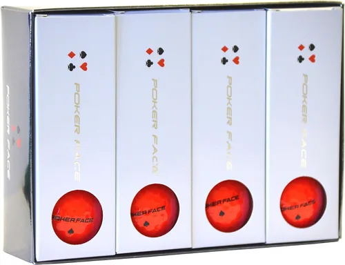 Vista 2 de Poker Face Premium Golf Ball Distancia de color 1dz Extra Distancia Sensación Suave (Combinación de Colores Personalizados)