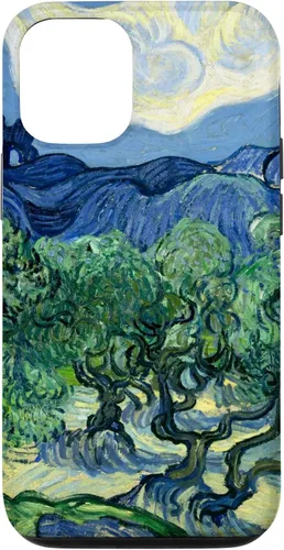 Vista 28 de Van Gogh Olivos con Alpilles Painting Famous Art Funda para iPhone 17