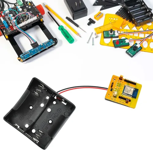 Vista 20 de SDTC Tech Paquete de 2 1 caja de batería de celda C de 1,5 V tamaño C con cables de alambre
