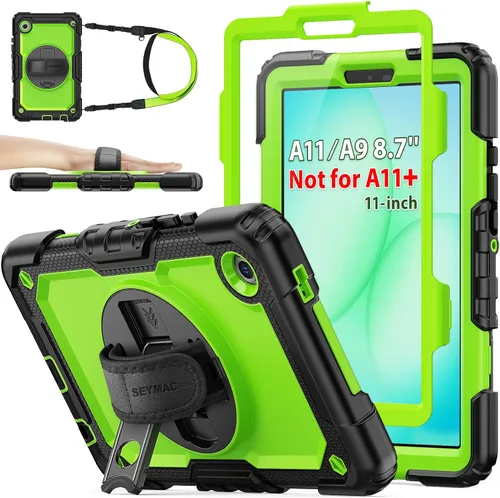Vista 35 de SEYMAC stock Funda para Samsung Galaxy Tab A8 de 10.5 pulgadas, funda de protección contra caídas de cuerpo completo con protector de pantalla