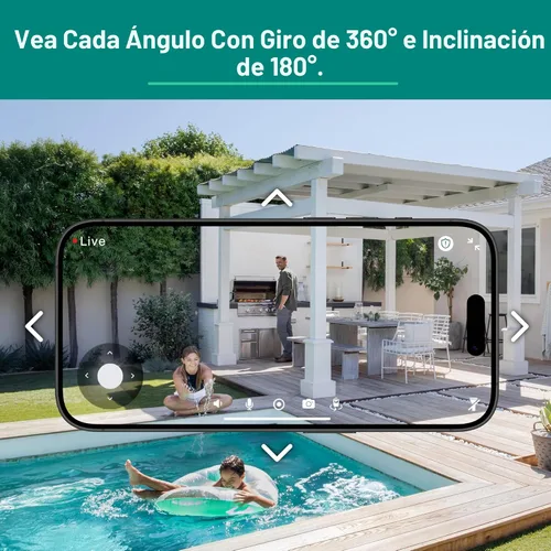 Vista 6 de Arlo Cámara de seguridad esencial para exteriores con zoom de inclinación