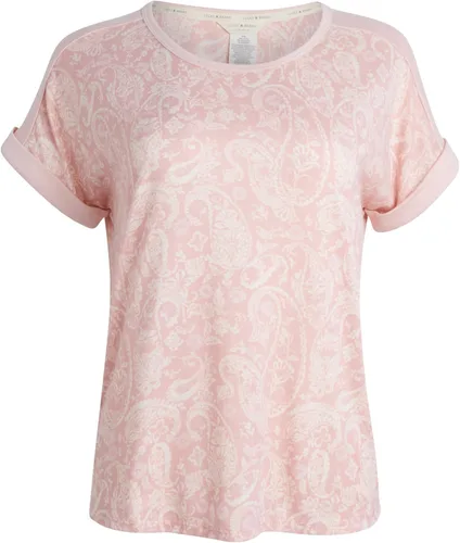 Vista 5 de Lucky Brand Conjunto de pijama para mujer, 4 piezas, camiseta sin mangas, pantalones de pijama, pantalones cortos de descanso (S-XL)