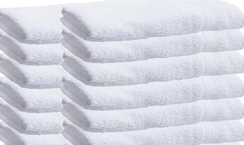Vista 6 de Towels N More Excellent Deals - Paño de lavado (24 blanco) – Paño 100% algodón de 12 x 12 pulgadas – Paños de limpieza multiuso altamente