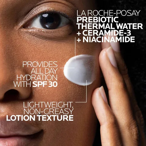 Vista 3 de La Roche-Posay Toleriane - Hidratante UV SPF de doble reparación para cara, hidratante facial diario con protector solar SPF 30, niacinamida