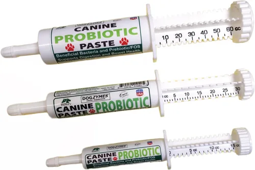 Vista 4 de Dogzymes Pasta probiótica canina Bacterias-Enzimas beneficiosas 2.3 mil millones de UFC/gm Saccharomyces boulardii Miel en Polvo Orgánica Seca