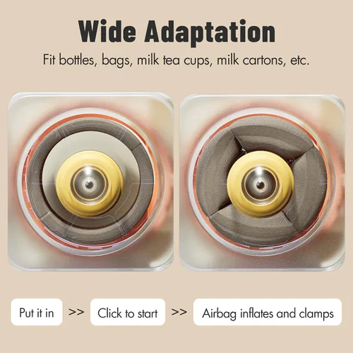 Vista 6 de Phanpy SmartSwirl - Calentador de botellas sin agua, patentado con bolsa de aire para protección de nutrientes, mezcla inteligente de doble
