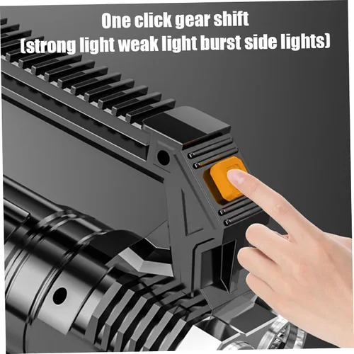 Vista 3 de Torches LED Super Bright LED Torch Rechargeable Super Bright Torch Searchlight Camping Tent Lighting Equipment Outdoor Night Emergency Light