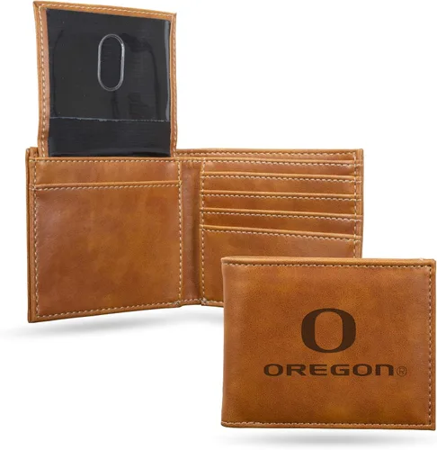 Vista 88 de NCAA Rico Industries Cartera Billetera con Grabado Láser Cartera Billetera con Grabado Láser - Diseño Delgado - Gran Regalo