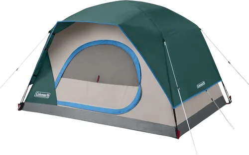 Vista 8 de Coleman Skydome Camping Tent with 5 Minute Setup, 2/4/6/8 Person Weatherproof Tent with Rainfly & Carry Bag, 20% More Headroom Than Traditional