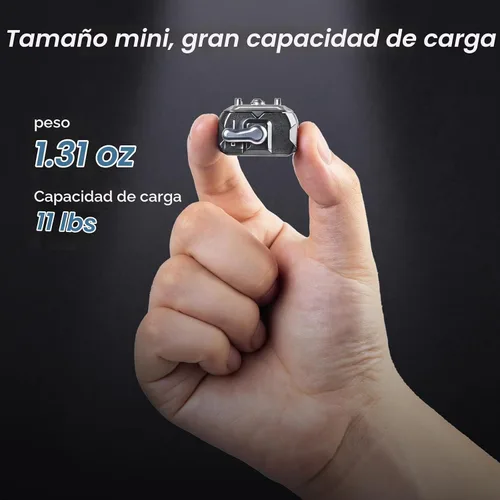 Vista 3 de SMALLRIG Placa de liberación rápida HawkLock Mini Adaptador de montaje de cámara de liberación rápida con tornillo de 1/4 pulgadas, para abrazadera