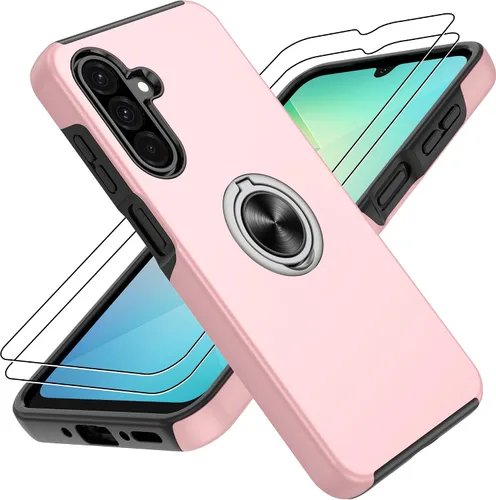 Vista 37 de Gritup Funda para Pixel 6A con protector de pantalla HD, soporte de anillo magnético 360 para Google Pixel 6A, color negro
