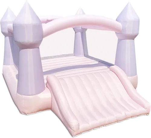 Vista 10 de Bounceland Party Castle Daydreamer Cloud Bounce House, 16.4 pies de largo x 13.1 pies de ancho x 9.3 pies de alto, aro de baloncesto, soplador