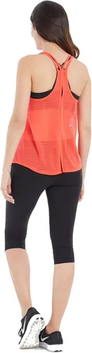 Vista 2 de Marika Activewear Camiseta de entrenamiento de malla para mujer, Rosa, S