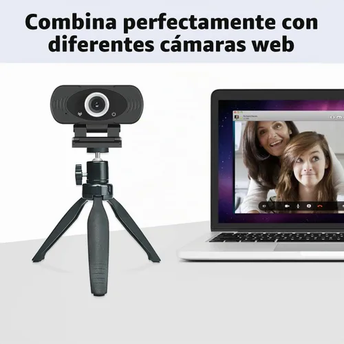 Vista 8 de Mini soporte de trípode de escritorio con cabeza esférica universal de 1/4 tornillo de 6.3 pulgadas para proyectores, cámaras DSLR, cámaras web
